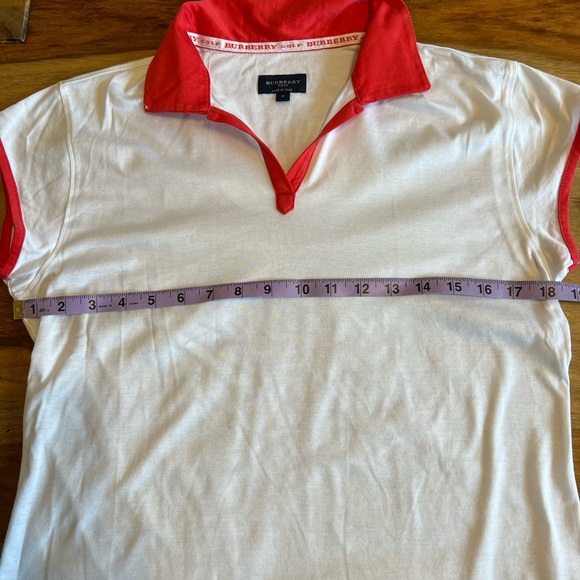 Used once Burberry fine cotton golf shirt size S - Picture 7 of 8